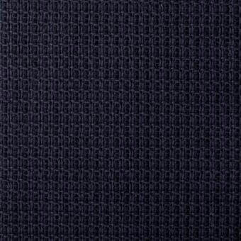Dark blue Nacchero MD48 woven fabric from Bonaldo, featuring a grid-like pattern with square openings and a matte, textured surface.